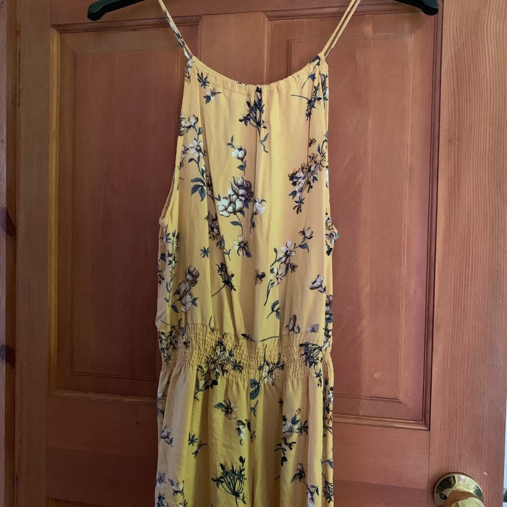 Brandy Melville yellow unique romper
